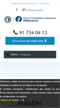 Mobile Screenshot of masterperiodismodeportivovillanueva.com